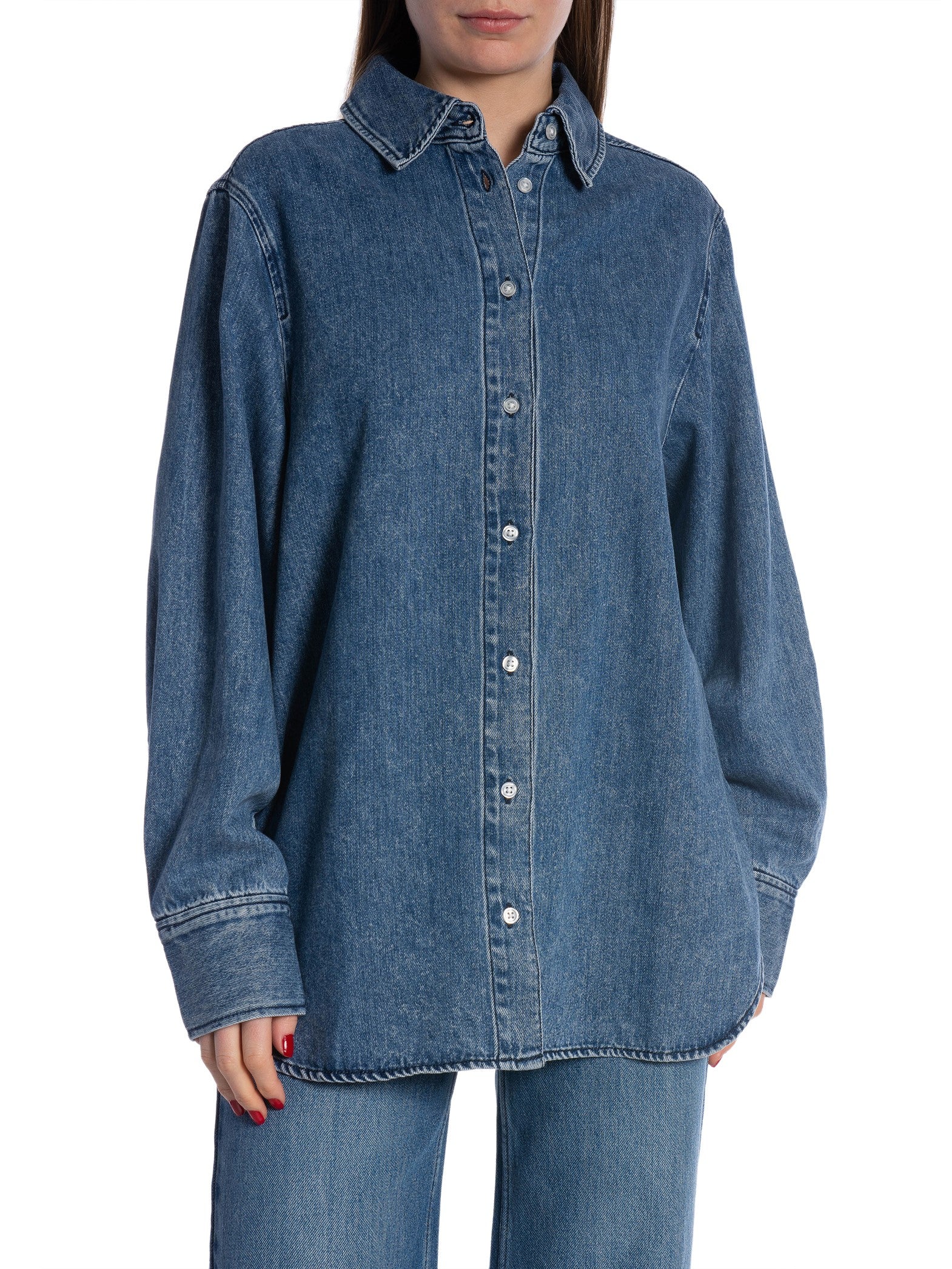 SOFT REBELS SKJORTA KEIRA DARK BLUE DENIM_96382.jpg