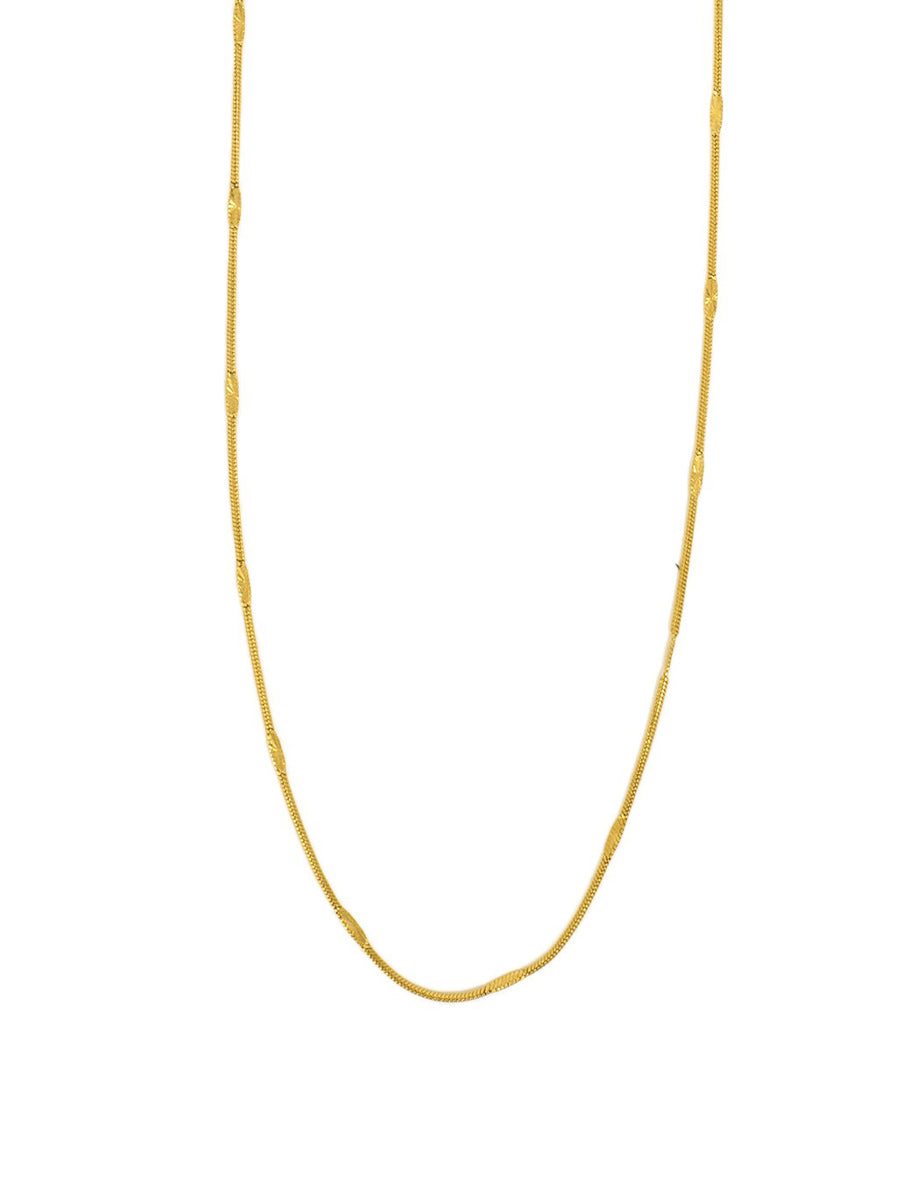 A&C OSLO HALSBAND SNAKE W/STAR DETAIL GOLD PLEATED_92953.jpg