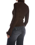 TOPP LETTUCE HEM POLO DK BROWN_102241.jpg