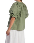 TOPP ROMANTIC PUFF SLEEVE KHAKI_111451.jpg
