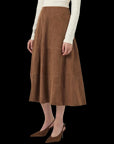 Y.A.S KJOL YASPALMA SUEDE LEATHER EMPERADOR_100003.jpg