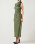 Y.A.S KLÄNNING YASDONA OIL GREEN_108443.jpg