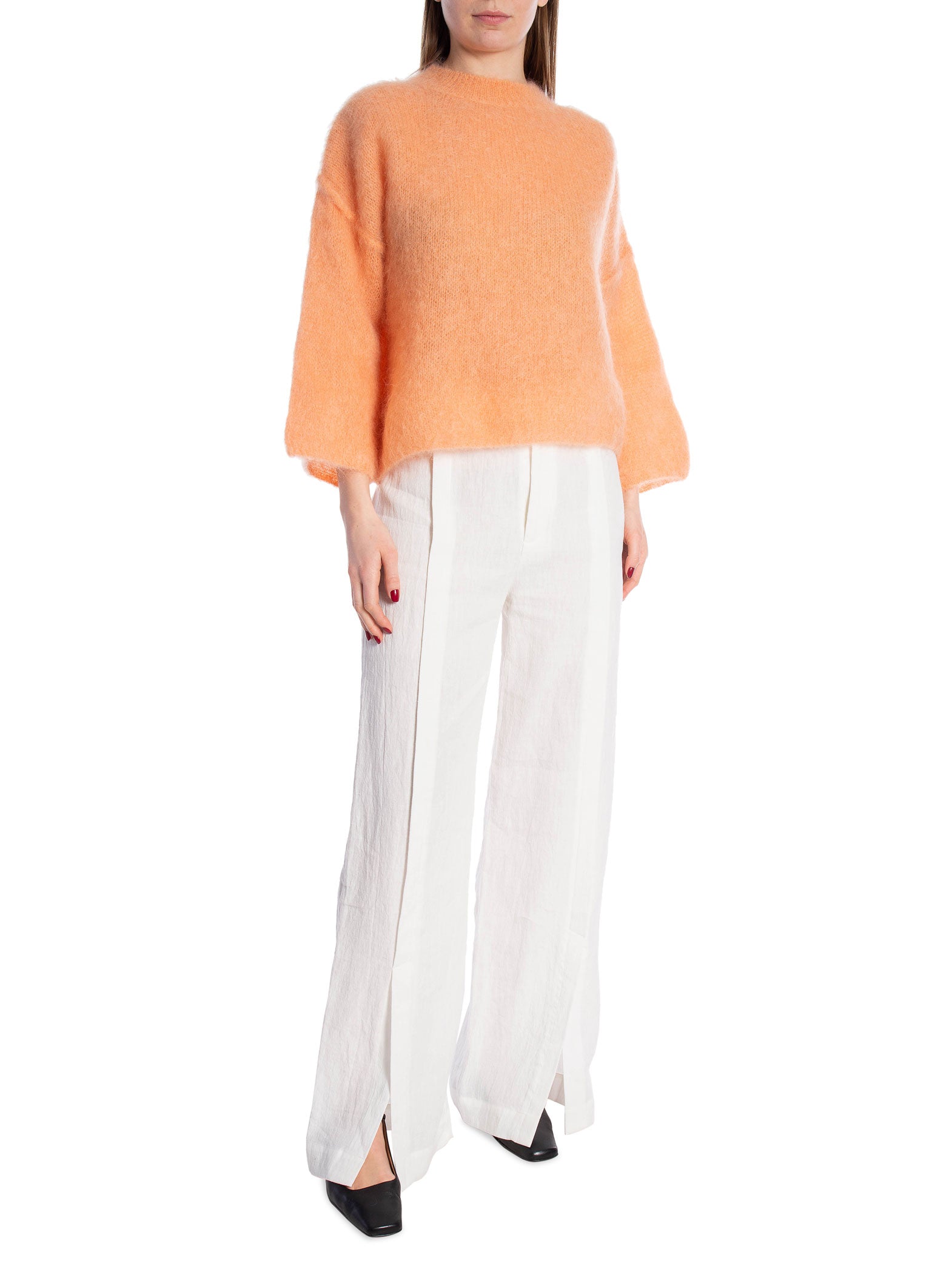TRÖJA MOHAIR MANCHE 3/4 APRICOT_97234.jpg