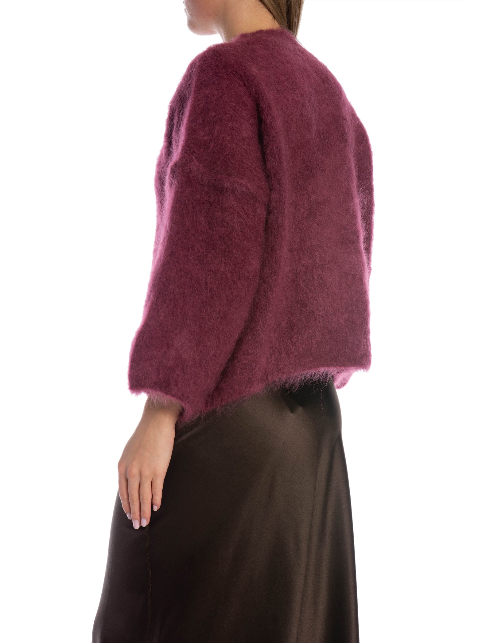 TRÖJA MOHAIR MANCHE 3/4 BURGUNDY_104489.jpg