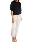 SELECTED FEMME TOPP TENNY 3/4 SWEAT BLACK_111875.jpg