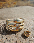 A&C OSLO ARMBAND CUFF BIG WAVES STEEL 14K GOLD_106945.jpg