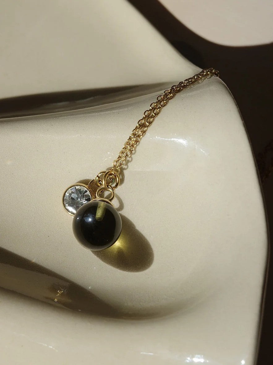 A&amp;C OSLO HALSBAND GLASSKULE OLIVE BALL_114745.jpg