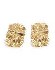 A&C OSLO ÖRHÄNGEN STEEL ROUGH GOLD PLEATED_92960.jpg