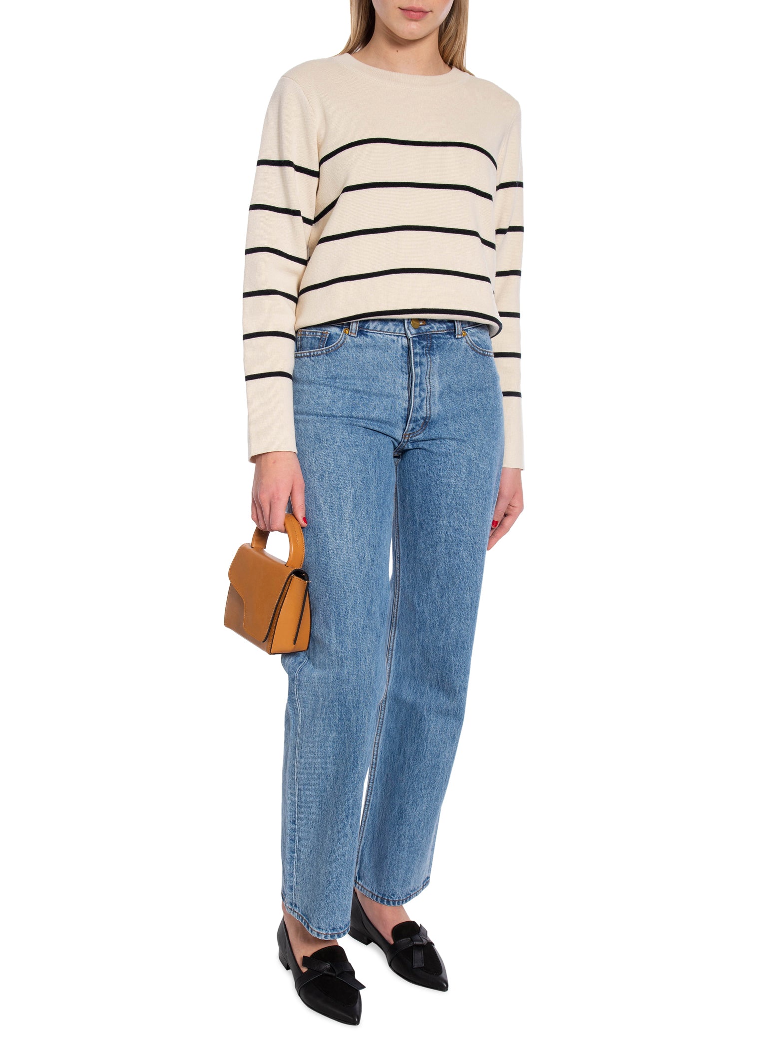 SELECTED FEMME TRÖJA LIVA LS KNIT BIRCH/BLACK_84844.jpg