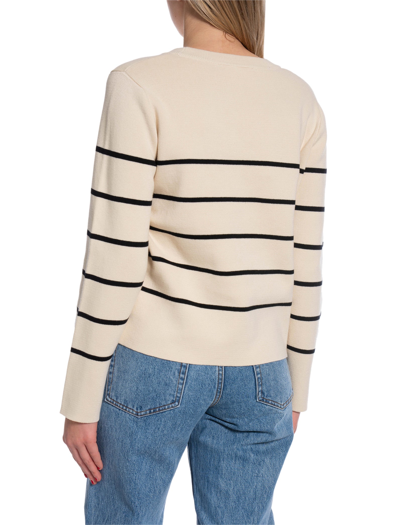 SELECTED FEMME TRÖJA LIVA LS KNIT BIRCH/BLACK_84846.jpg