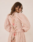 BLUS PLACEMENT FLORAL LEAF PRINT FLOWY BEIGE_108418.jpg