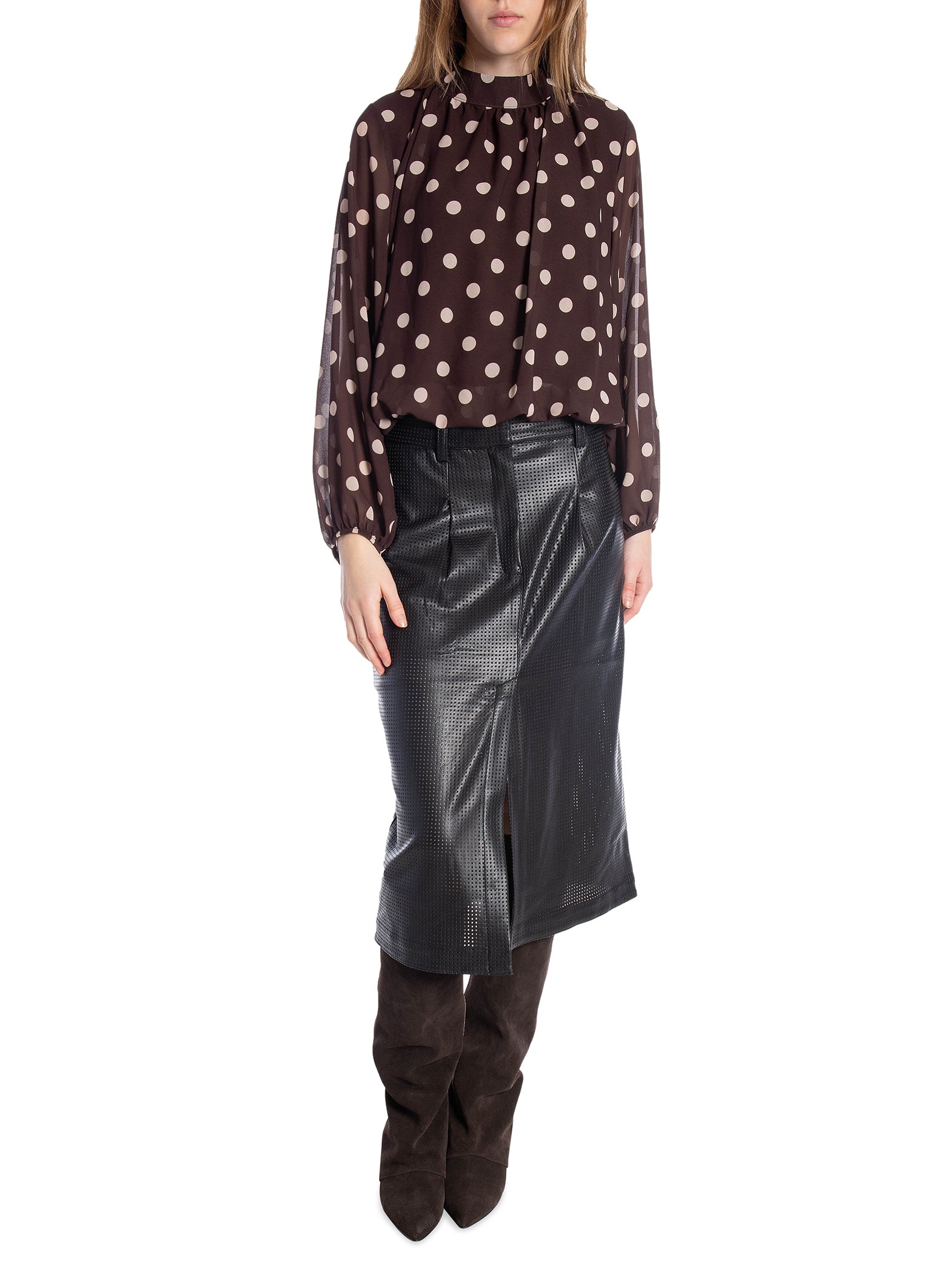 BLUS POLKA DOT DARK BROWN_103662.jpg