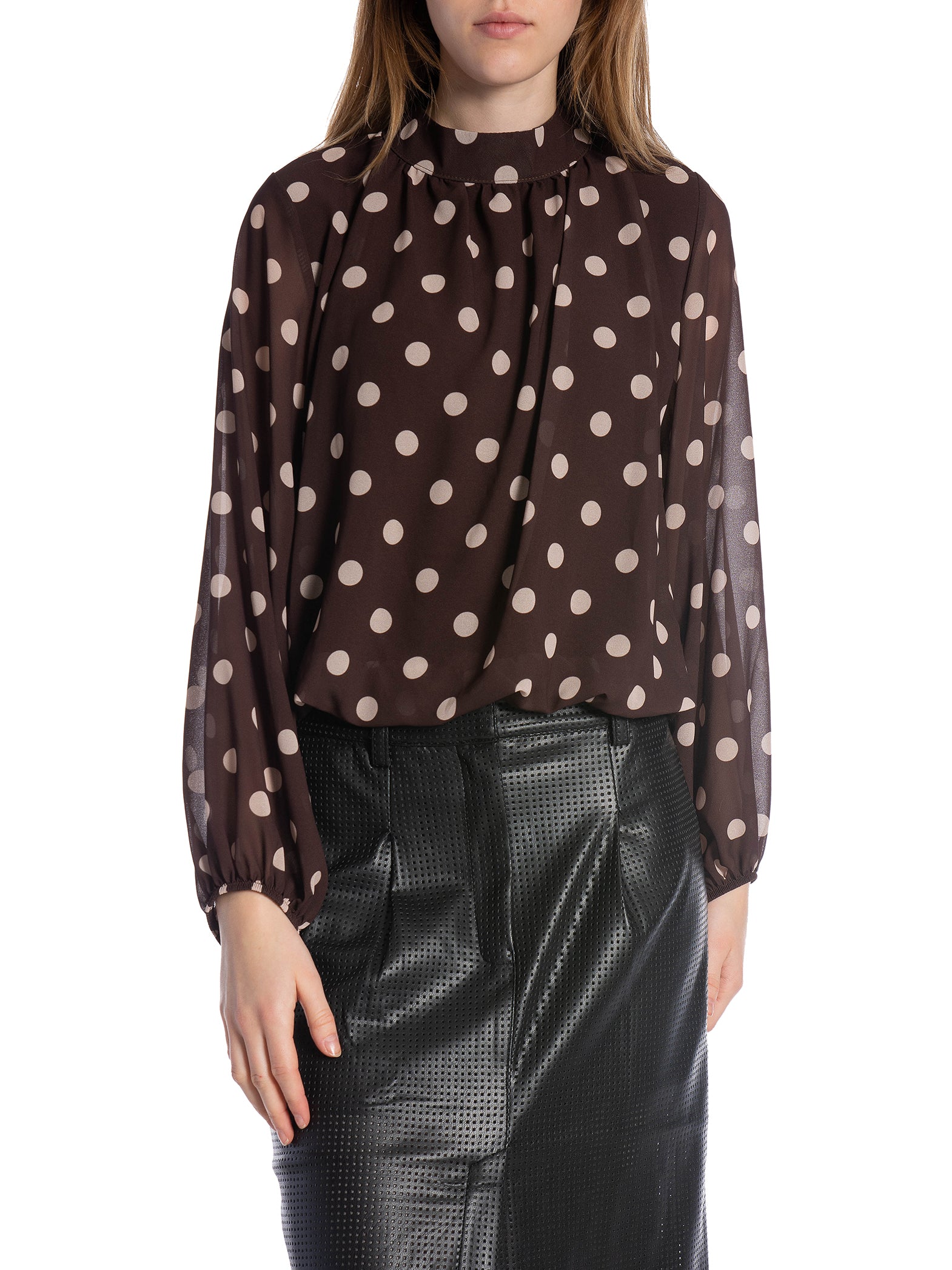 BLUS POLKA DOT DARK BROWN_103664.jpg