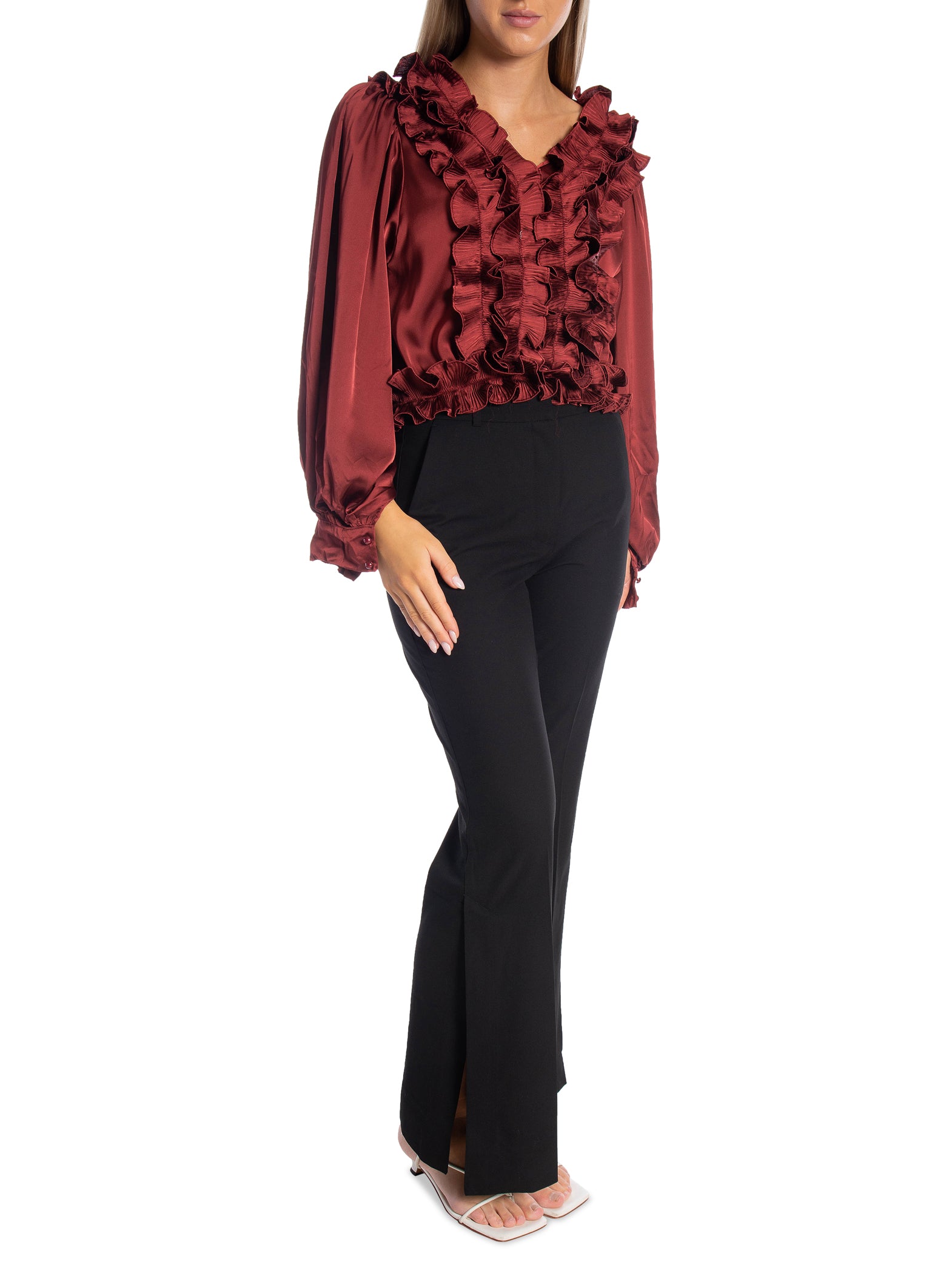 BLUS ROMANTIC RUFFLE BURGUNDY_102785.jpg