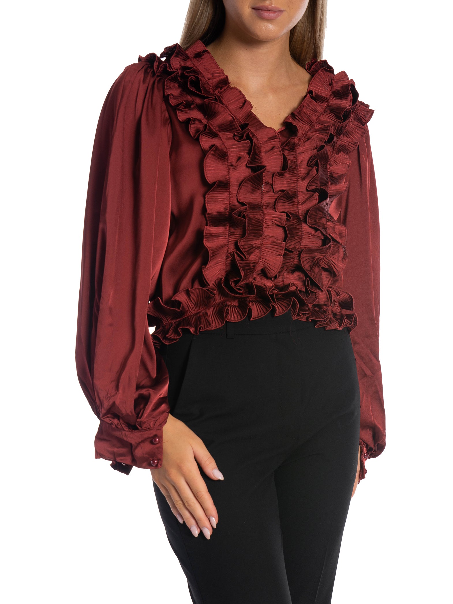 BLUS ROMANTIC RUFFLE BURGUNDY_102786.jpg