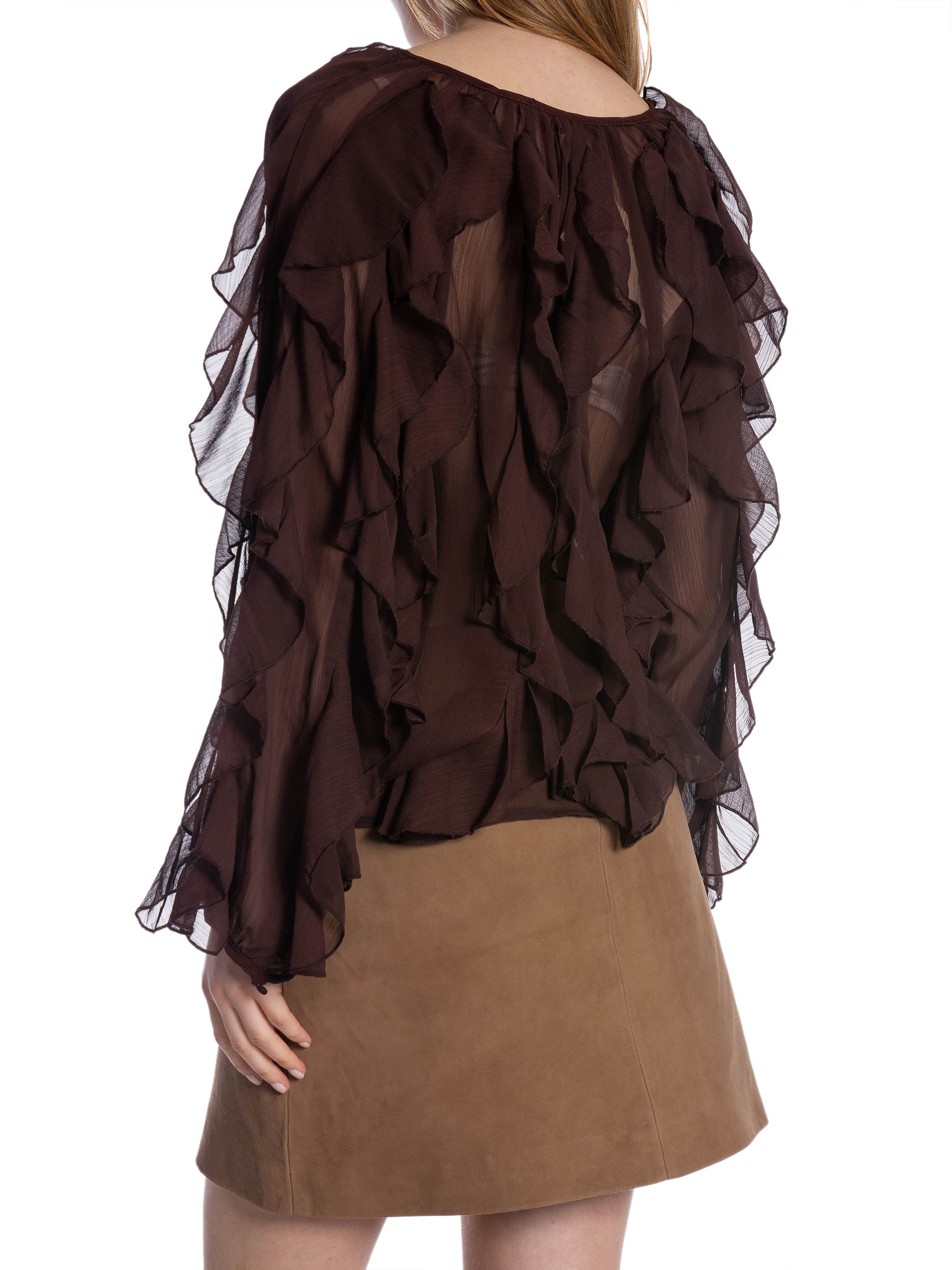 COPPEROSE BLUS ELEGANT RUFFLE BROWN_102486.jpg