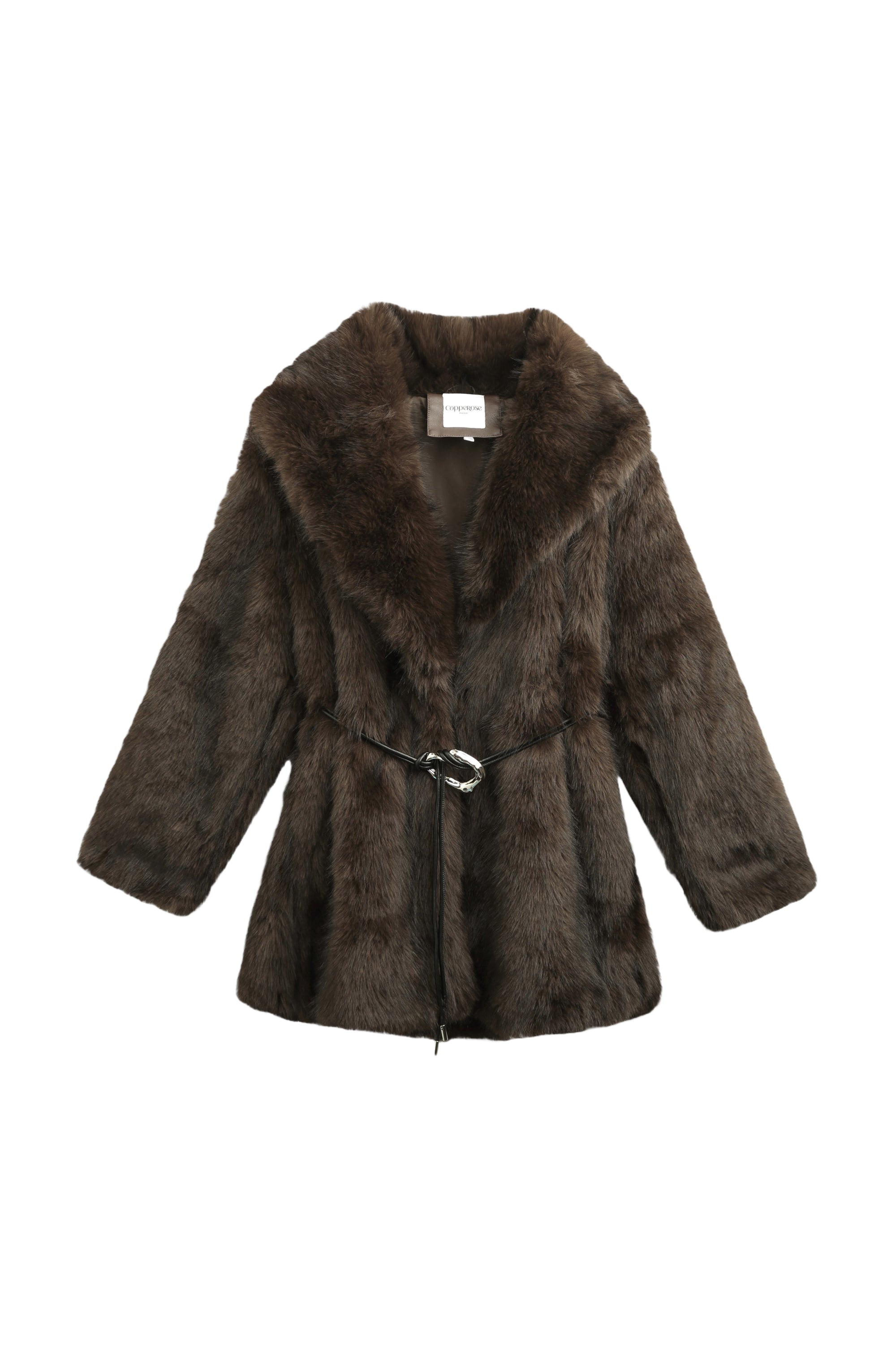 COPPEROSE JACKA FAUX FUR TIE-WAIST BROWN_102116.jpg