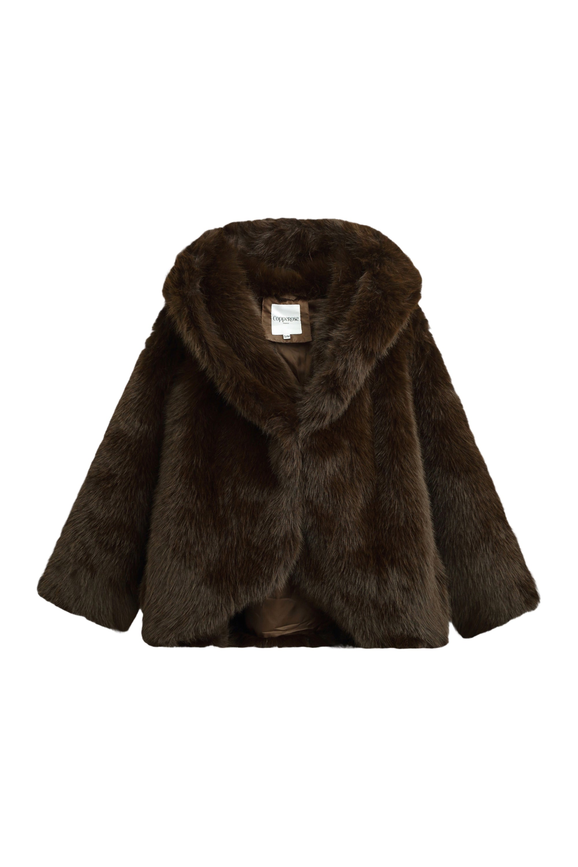 COPPEROSE JACKA TEXTURED FAUX FUR BROWN_102115.jpg