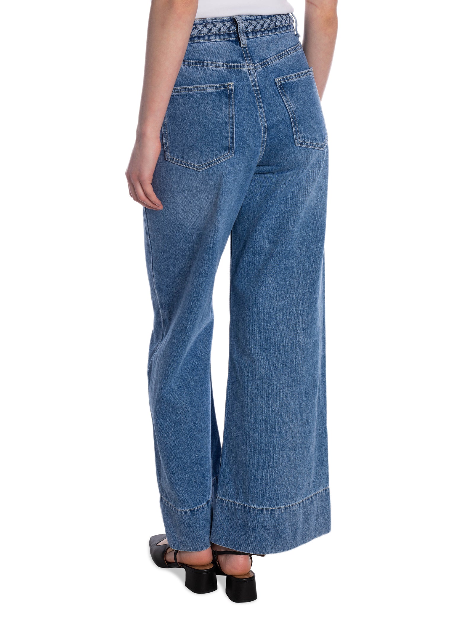COPPEROSE JEANS BRAIDED WAIST MID BLUE_107435.jpg