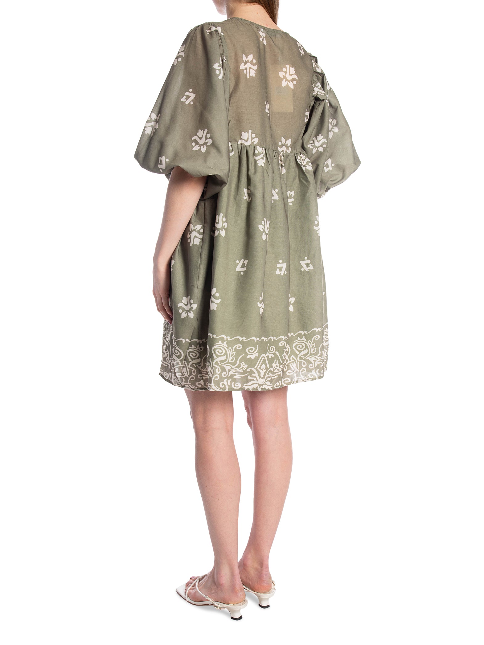 COPPEROSE KLÄNNING SHORT  SLEEVE PRINT GREEN_97130.jpg