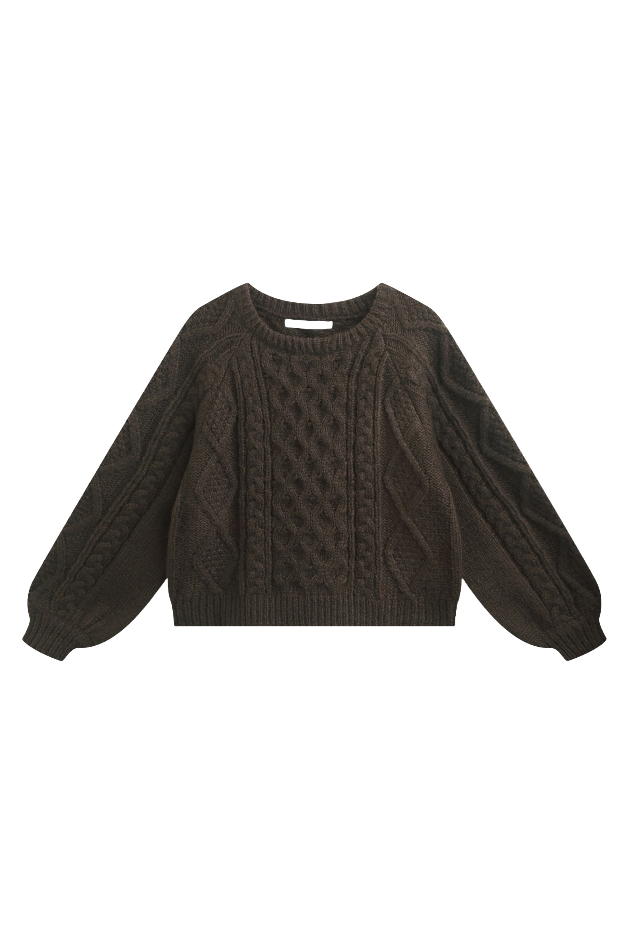 COPPEROSE TRÖJA HONEYCOMB KNIT BROWN_102113.jpg