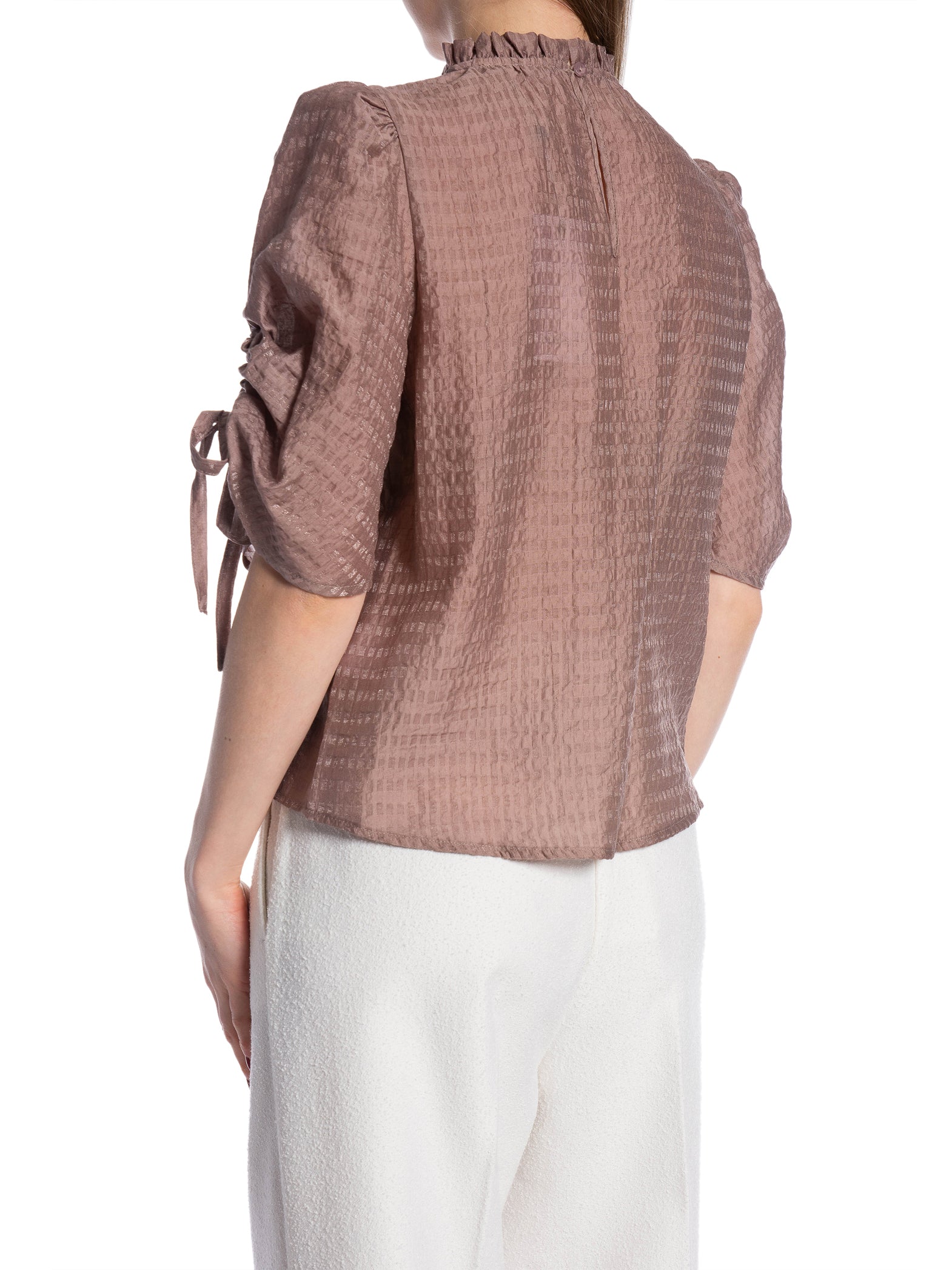 CO´COUTURE BLUS CHARLIE SS PUFF BLOUSE OLD ROSE_97253.jpg