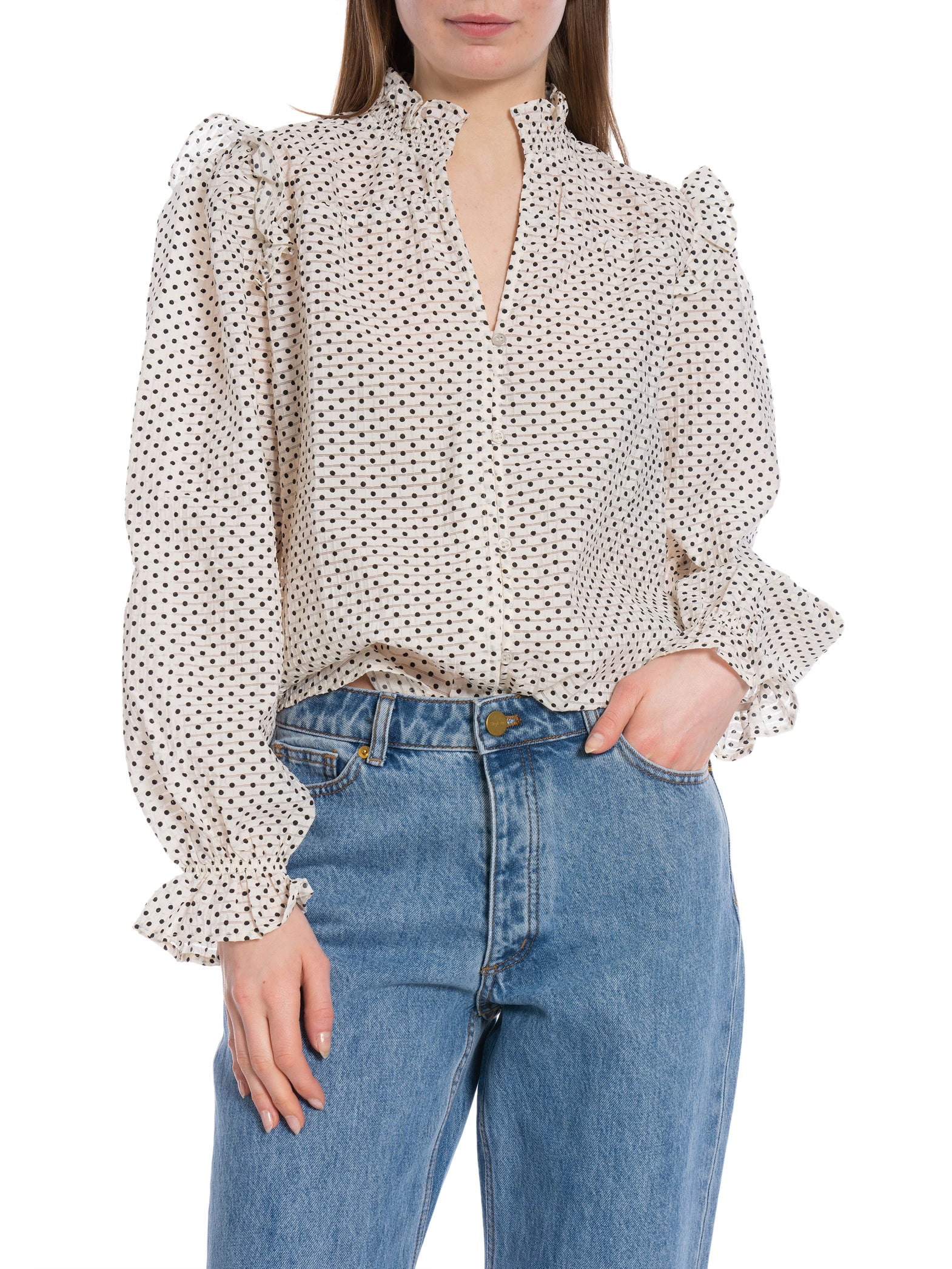 CO\'COUTURE BLUS CHESS DOT OFF WHITE_86355.jpg