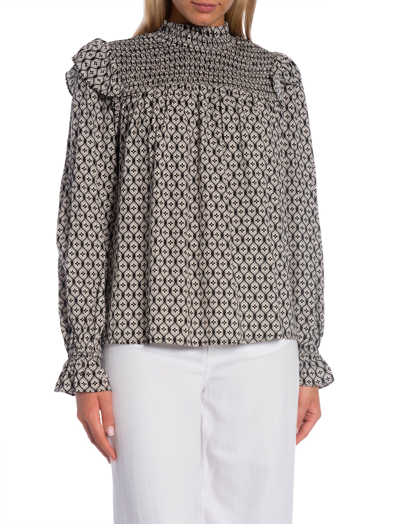 CO\'COUTURE BLUS LAURA SMOCK BLACK_89291.jpg