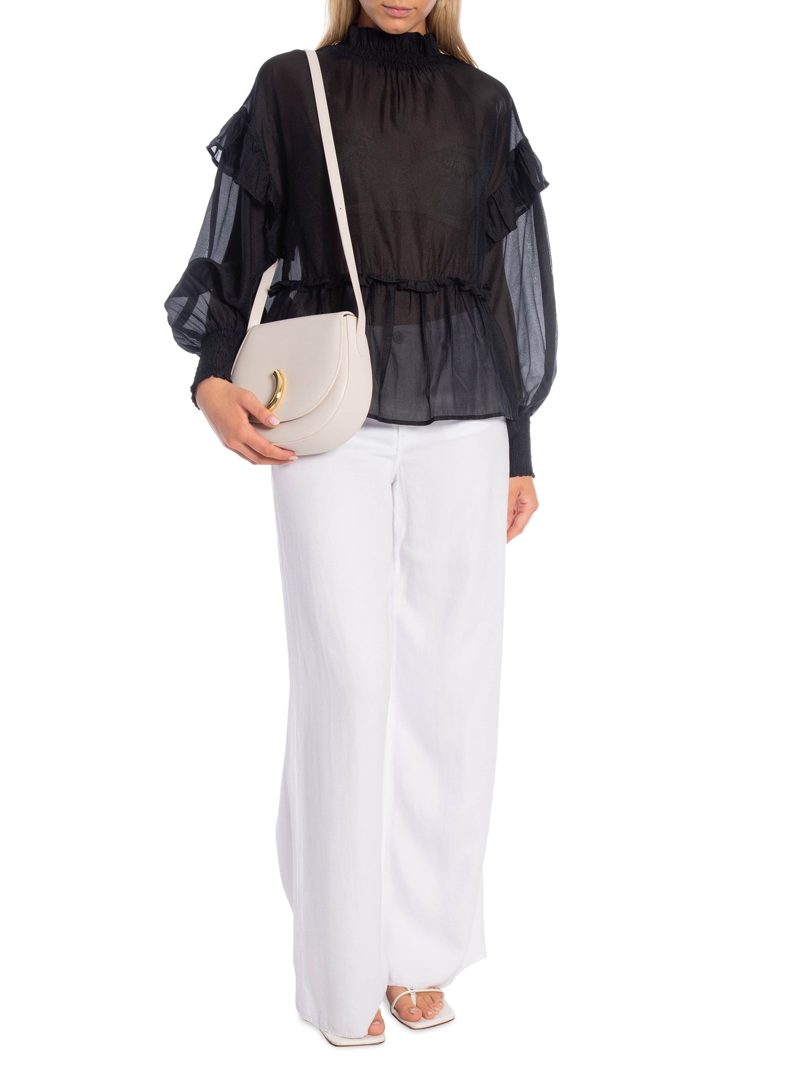CO\'COUTURE BLUS MONIQUE FRILL BLACK_89284.jpg