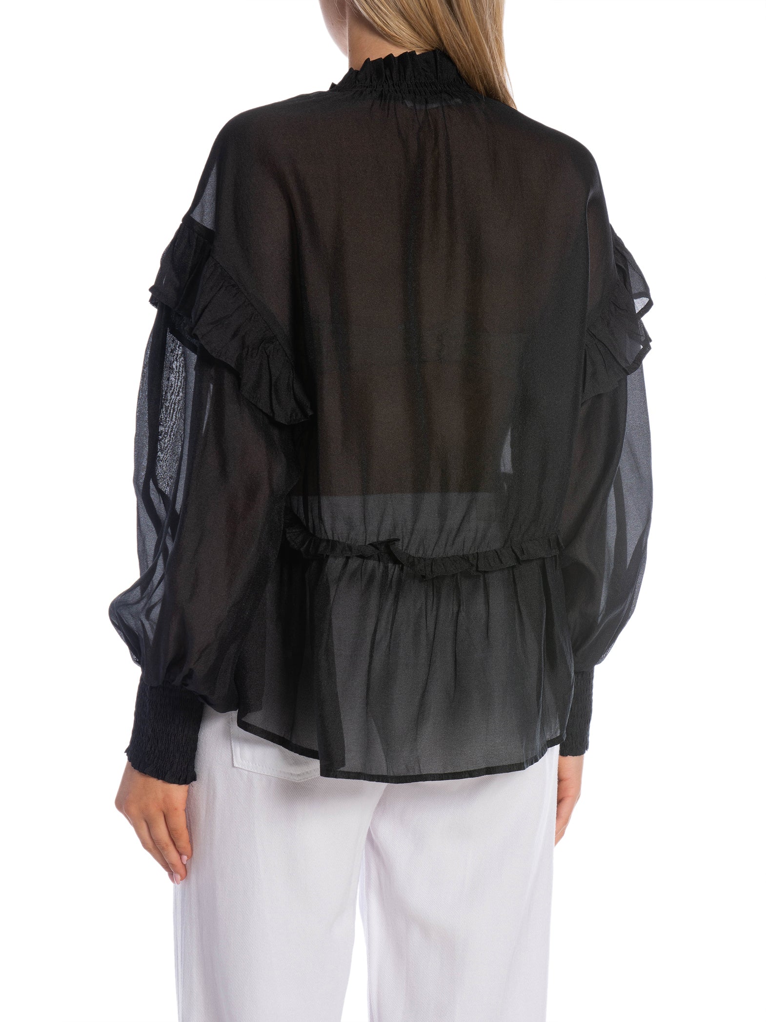 CO\'COUTURE BLUS MONIQUE FRILL BLACK_89286.jpg