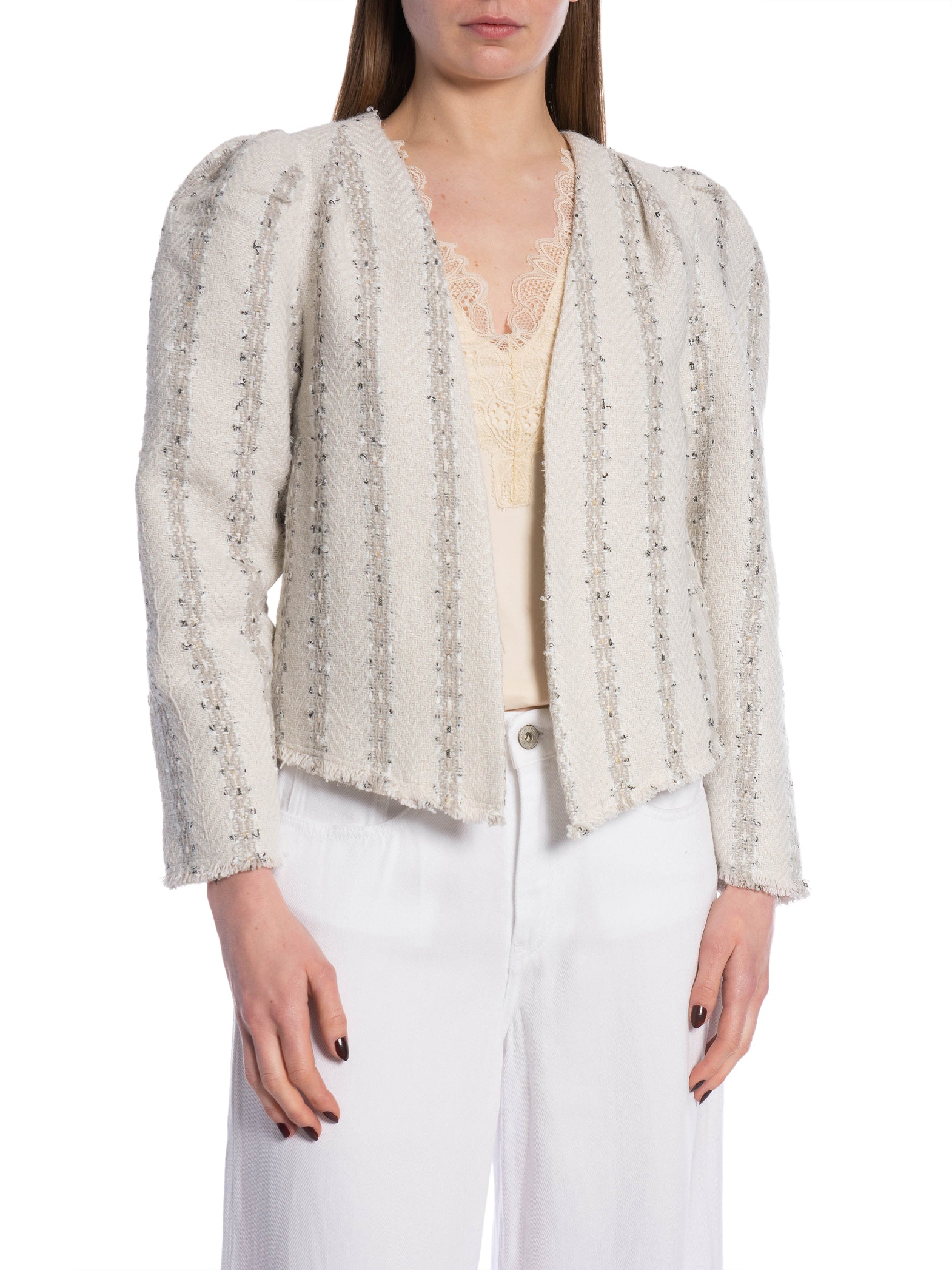 CO´COUTURE JACKA  ALVIE BOUCLE OFF WHITE_89159.jpg