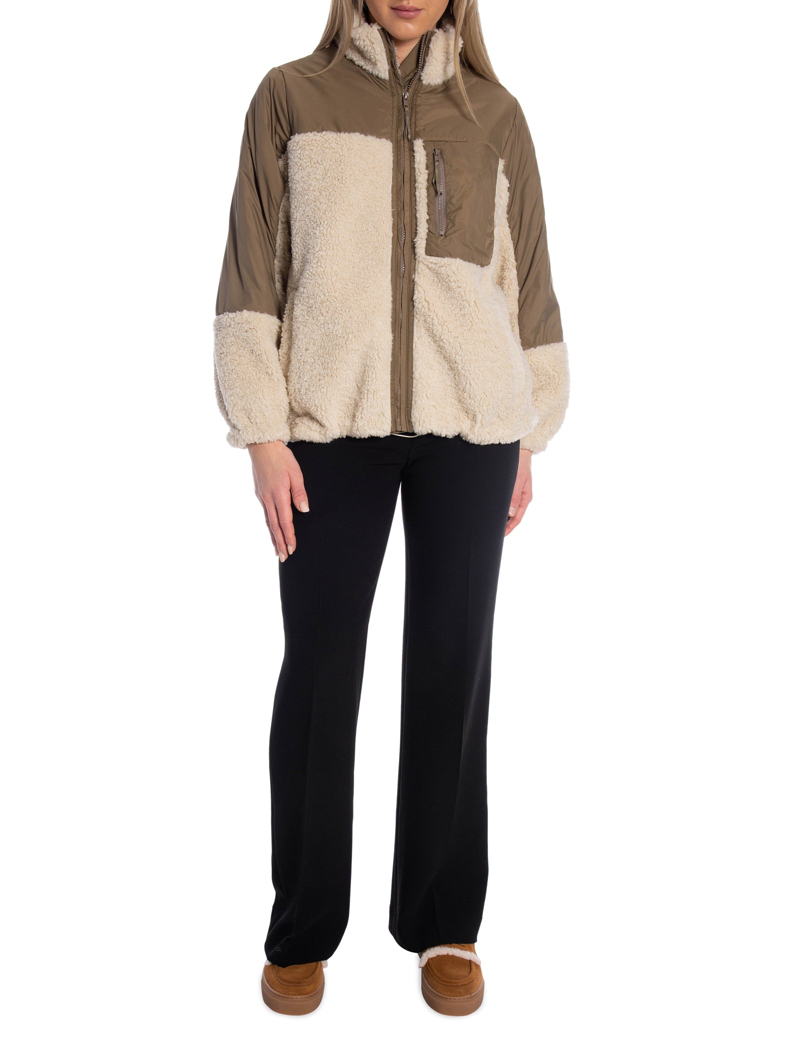 CO´COUTURE JACKA TEDDY FLEECE BONE_106059.jpg