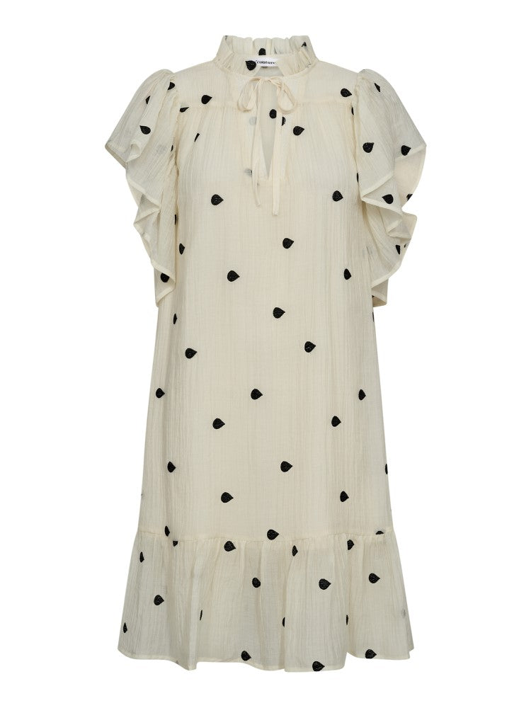 CO´COUTURE KLÄNNING DROP FRILL OFF WHITE_87057.jpg