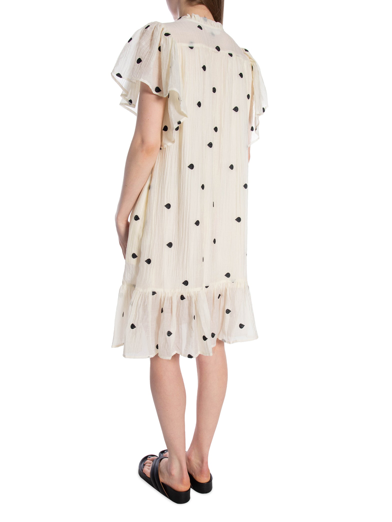 CO´COUTURE KLÄNNING DROP FRILL OFF WHITE_87420.jpg