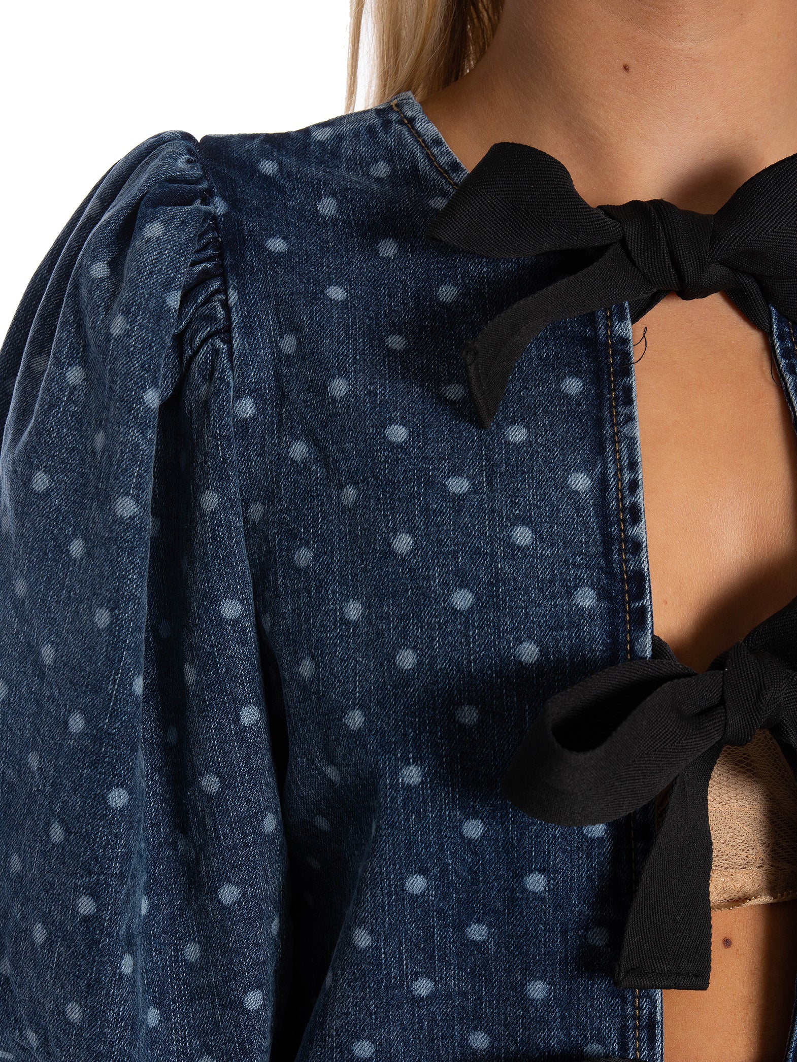 CO\'COUTURE TOPP DARIN DOT BOW DENIM BLUE_91279.jpg