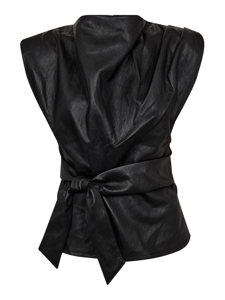 CO'COUTURE TOPP GITT PLEAT BLACK _103197.jpg