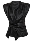 CO'COUTURE TOPP GITT PLEAT BLACK _103197.jpg