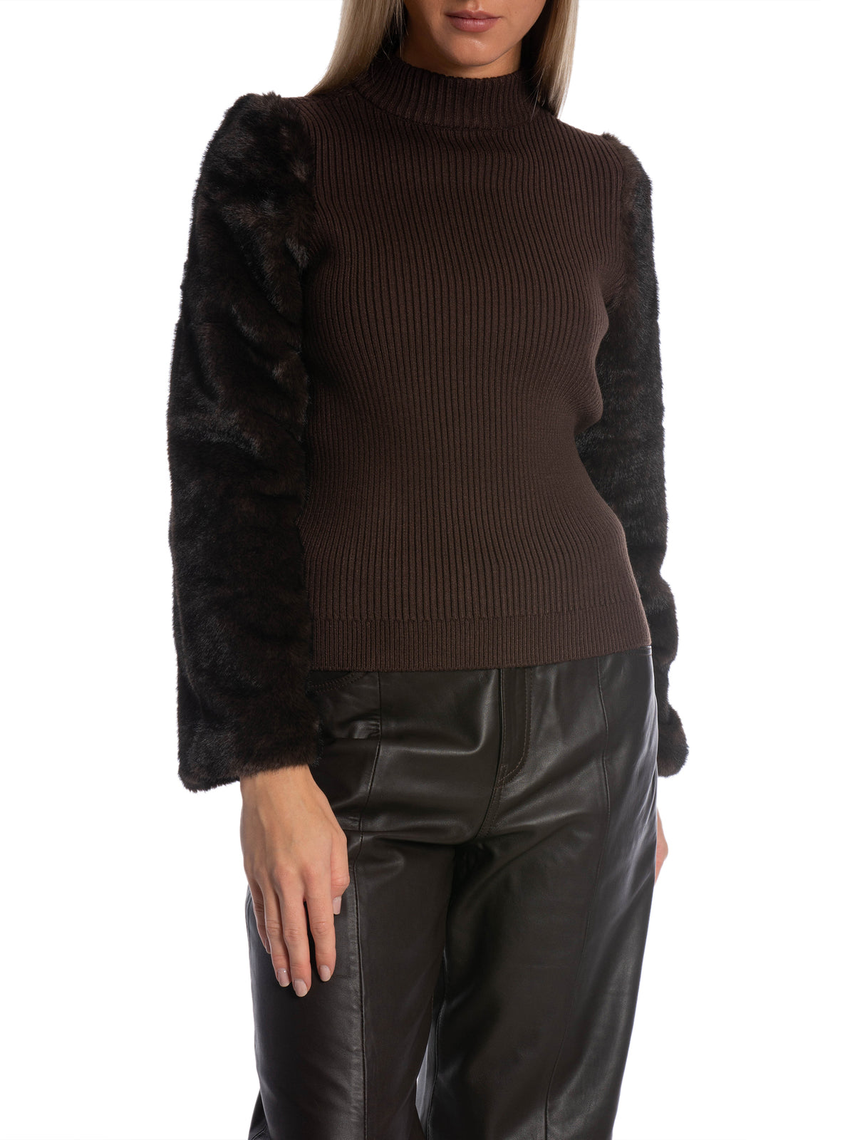CO'COUTURE TRÖJA ELISABETH FUR MIX DARK BROWN_115123.jpg