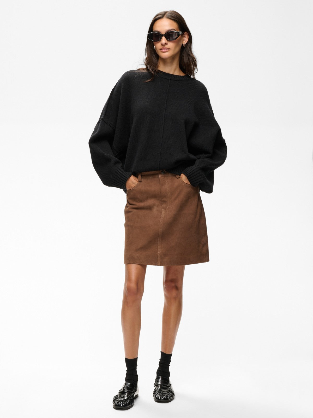 INWEAR KJOL HELKI SUEDE SORREL HORSE_114935.jpg