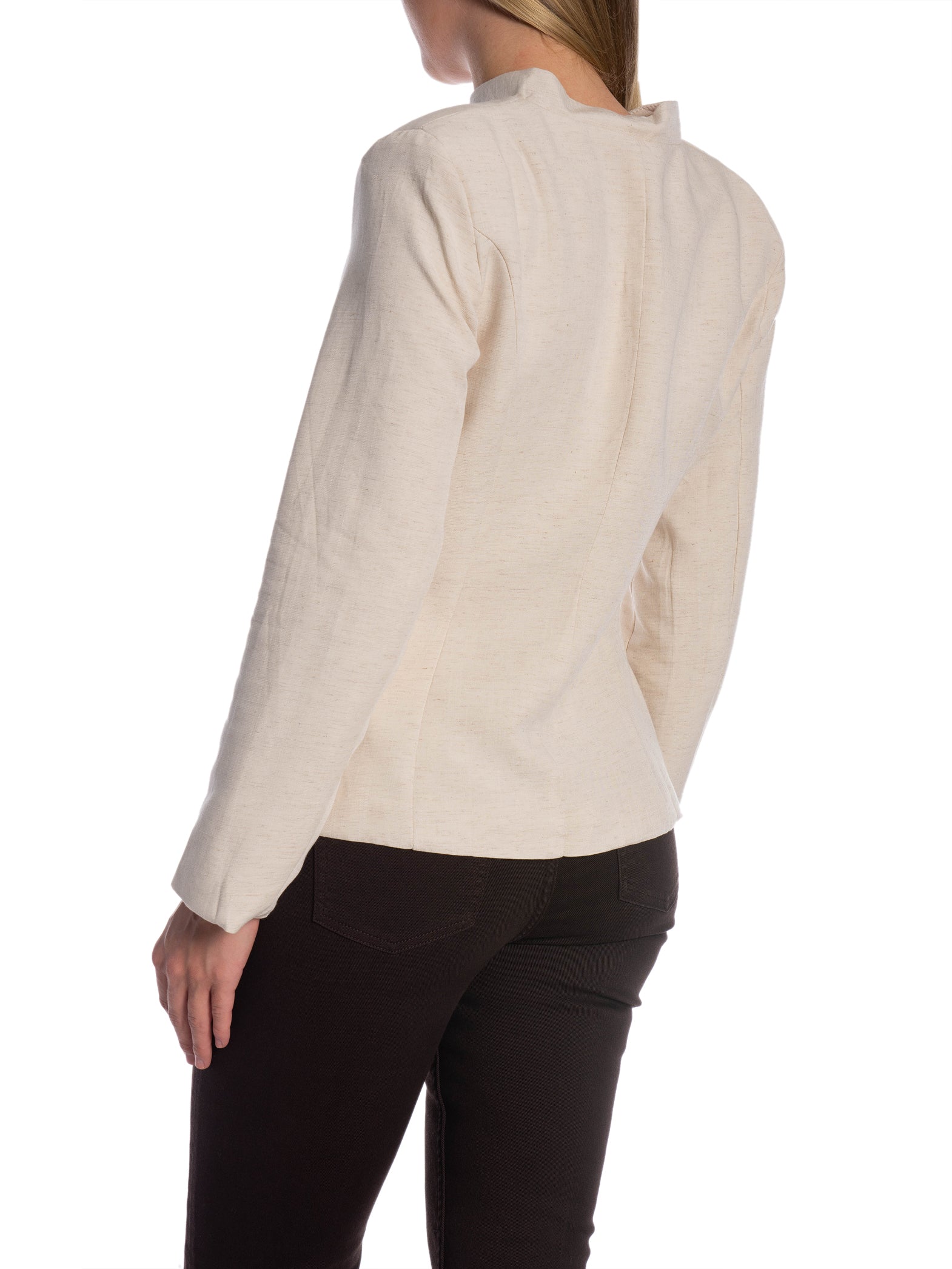 JACKA MANDARIN COLLAR KONT BUTTON BEIGE_111413.jpg