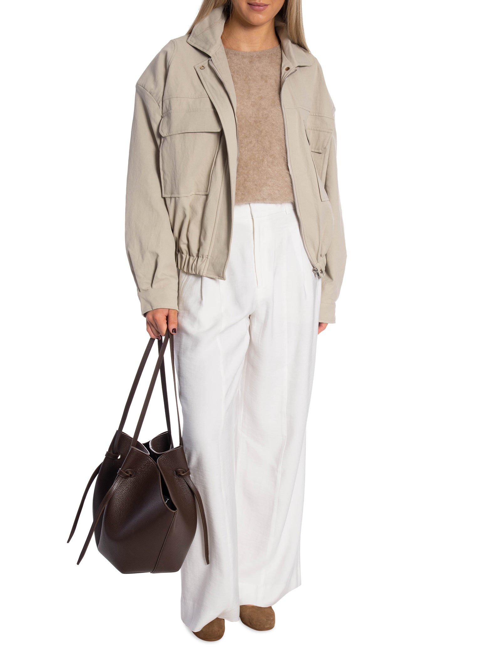 JACKA RELAXED POCKET BOMBER BEIGE_107725.jpg