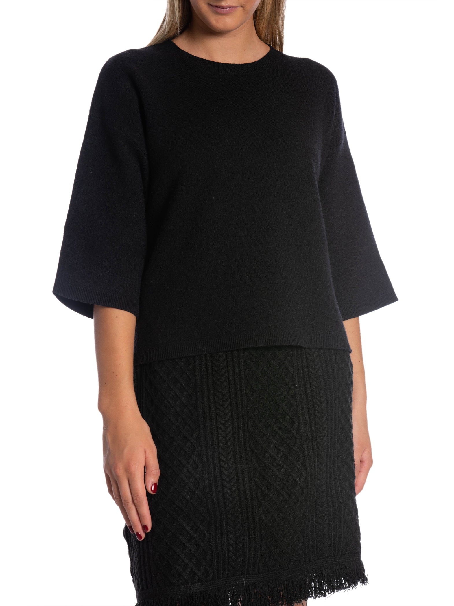 KAREN BY SIMONSEN TOPP DODDIE KNIT METEORITE_92264.jpg