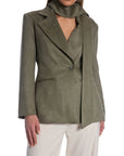 KAVAJ CLASSIC FAUX SUEDE WITH SCARF KHAKI_106016.jpg