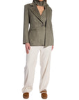 KAVAJ CLASSIC FAUX SUEDE WITH SCARF KHAKI_106017.jpg