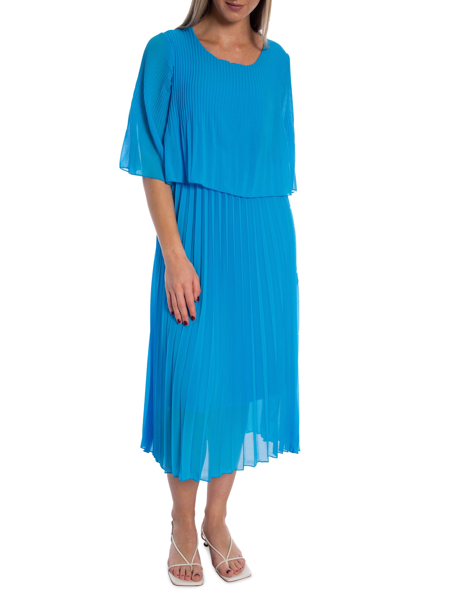 KLÄNNING ELEGANT PLEATED LONG BLUE_109364.jpg