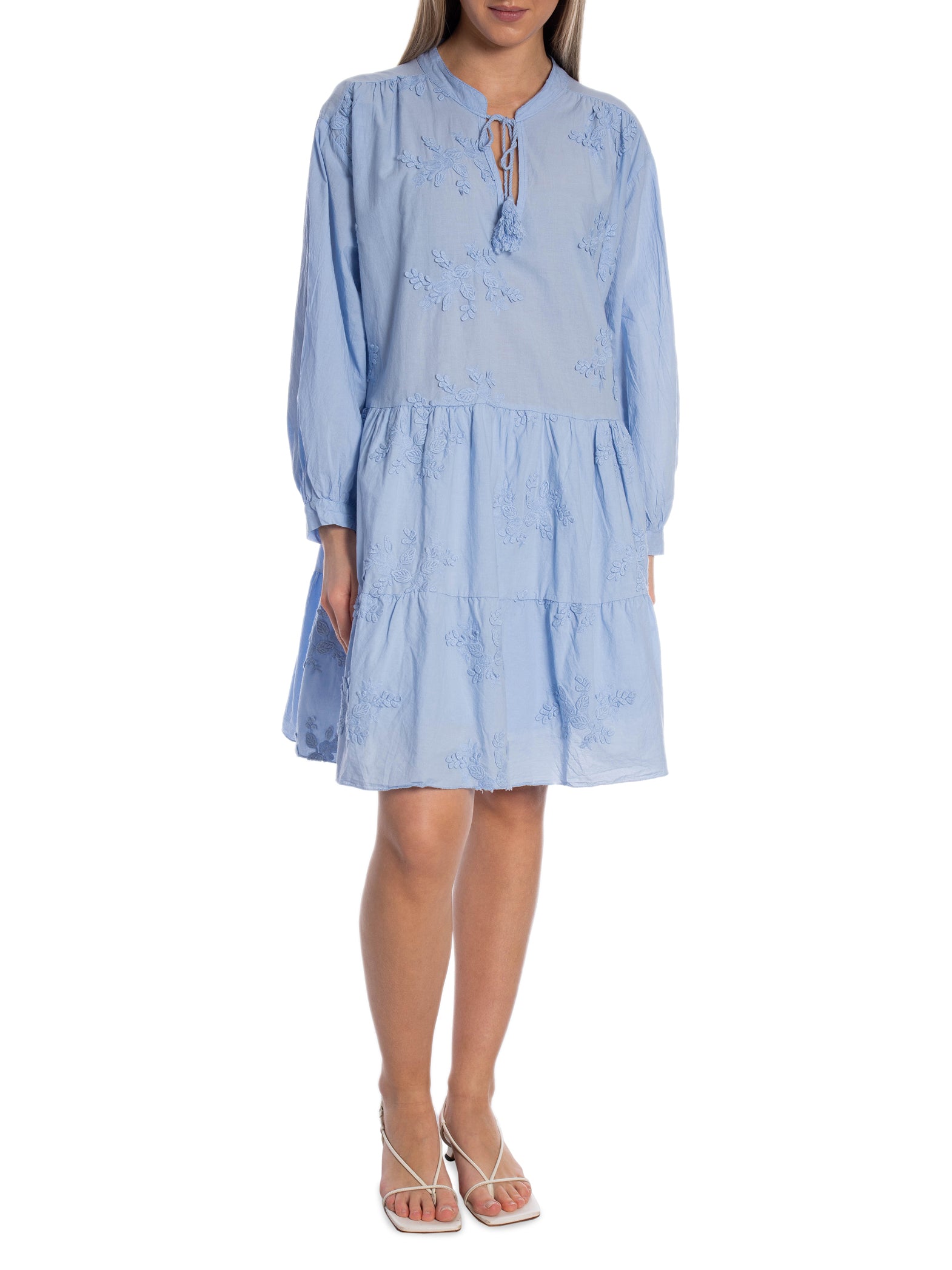 KLÄNNING EMBROIDERED COTTON SKY BLUE_108531.jpg
