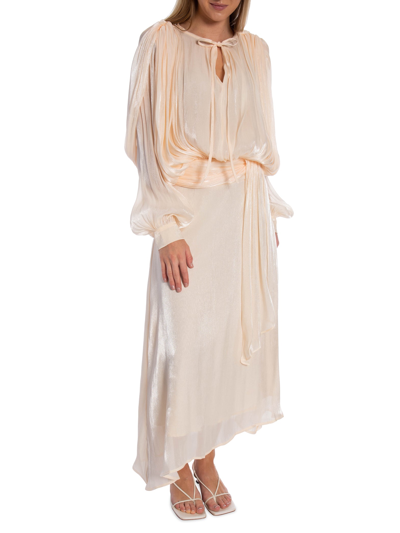 KLÄNNING ETHEREAL PLEATS ECRU_109682.jpg