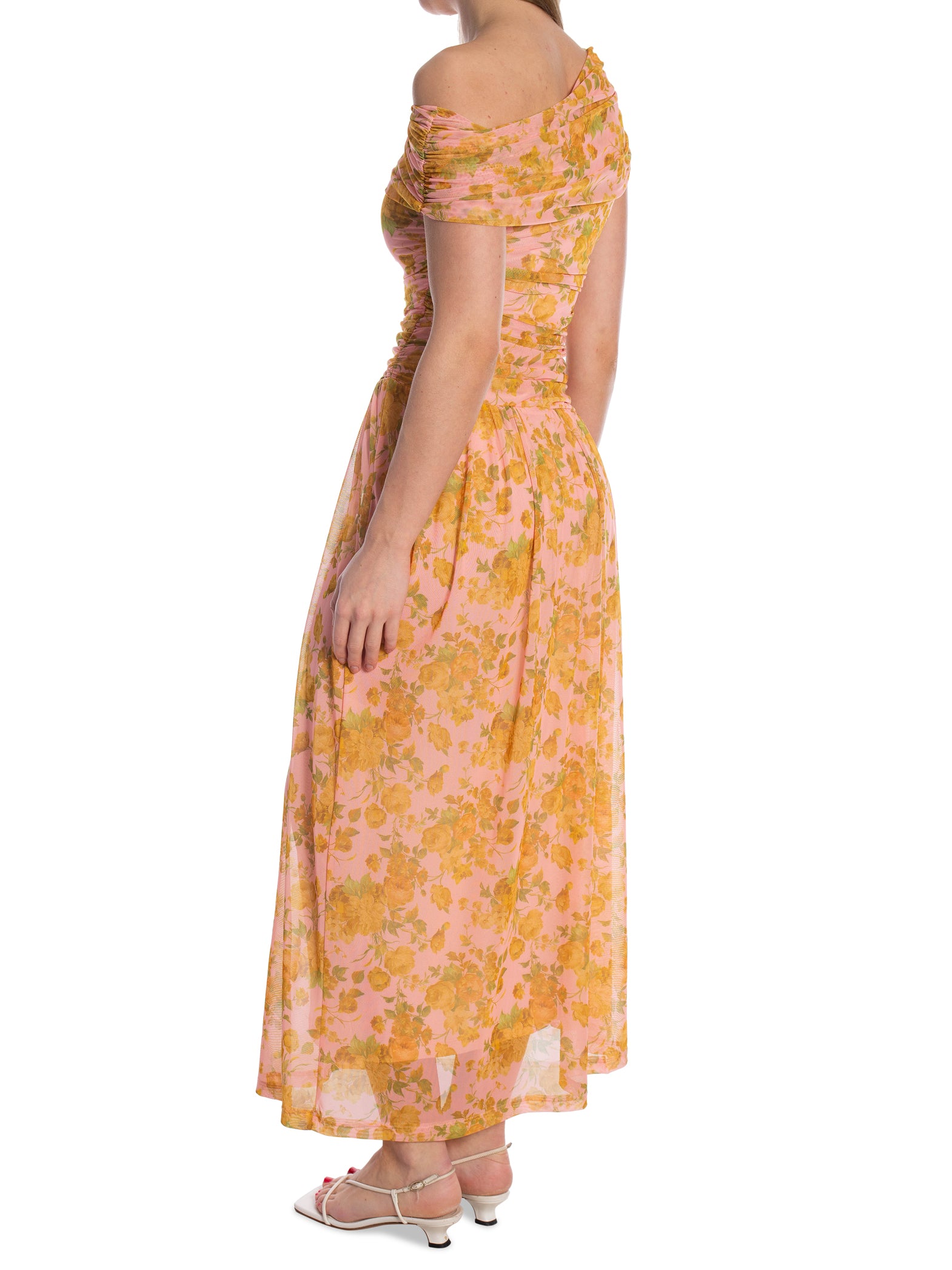 KLÄNNING FLORAL RUCHED MAXI ROSA_108080.jpg
