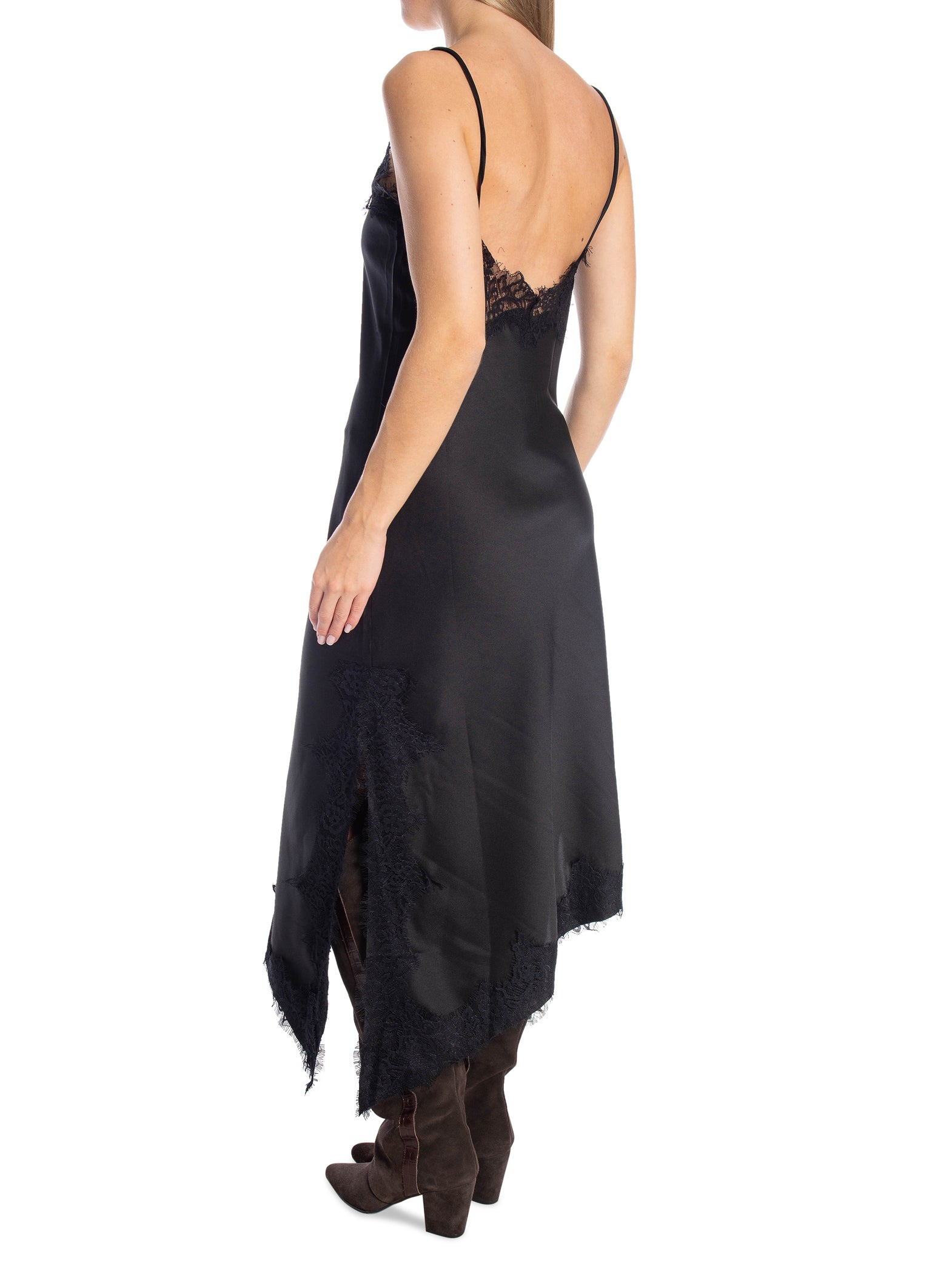 KLÄNNING LACE TRIM SATIN BLACK_103501.jpg
