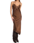 KLÄNNING LACE TRIM SATIN BROWN_103504.jpg